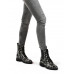 Ботинки женские арт. 22-92-01 серый/чёрный