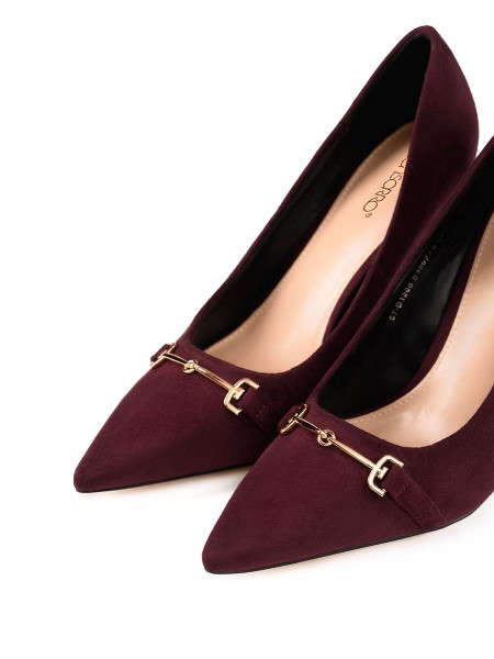 Туфли SUEDE Wine арт. 57-D1268-S4697-3