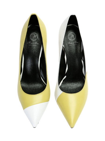 Eliza туфли женские арт. 52-1939-911 жёлтый/белый