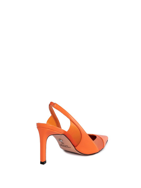 Туфли женские арт. 57-D1064-K3625-4 оранжевый
