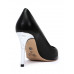 Туфли женские арт. 57-D608-G187-3 чёрный/серебро