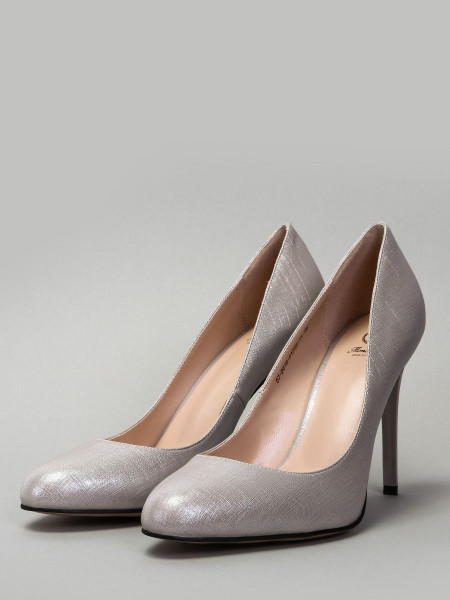 Туфли женские арт. 57-D615-S1733-11 серебро