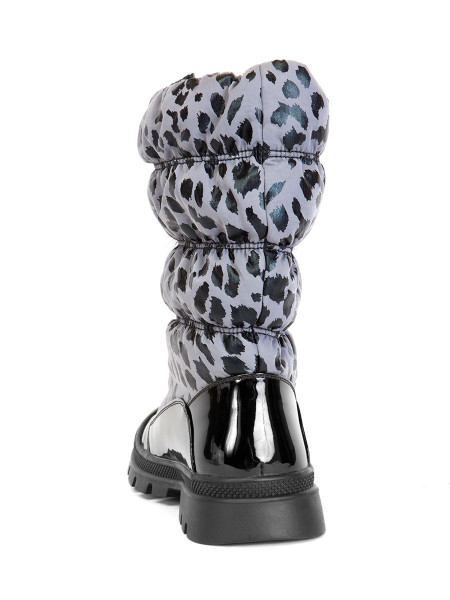 Дутики женские арт. 57-H1091-R1023M серый леопард