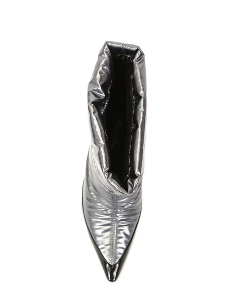 Полусапоги женские арт. 57-H1166C-G147-1 серебро