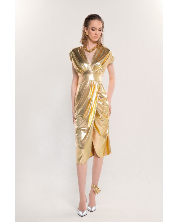 Платье женское арт. D-003-22-1 золотой