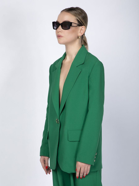 Пиджак женский арт. J-001-22 зелёный