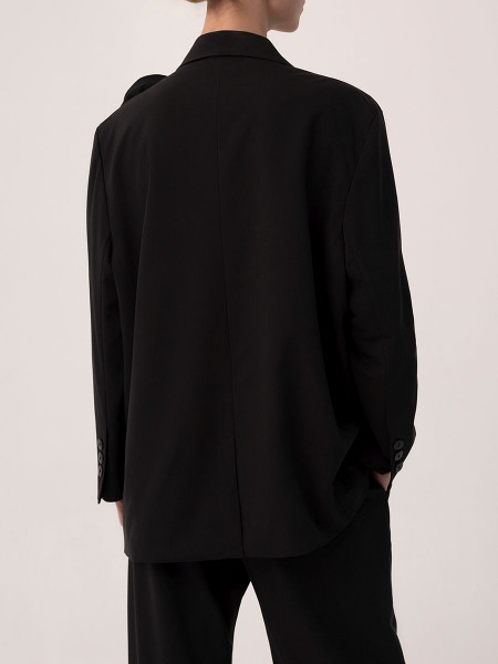 Пиджак с розой арт. J-001-23-2 черный