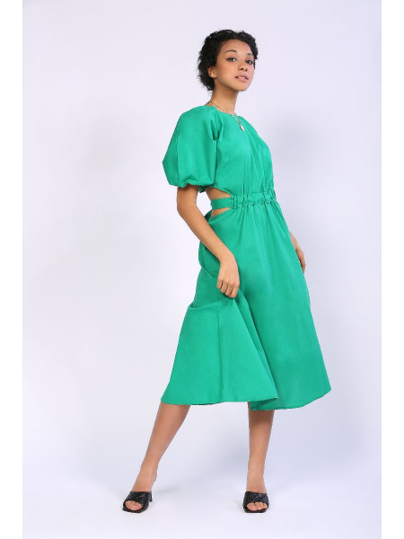 Платье женское арт. MD-21-006 зелёный