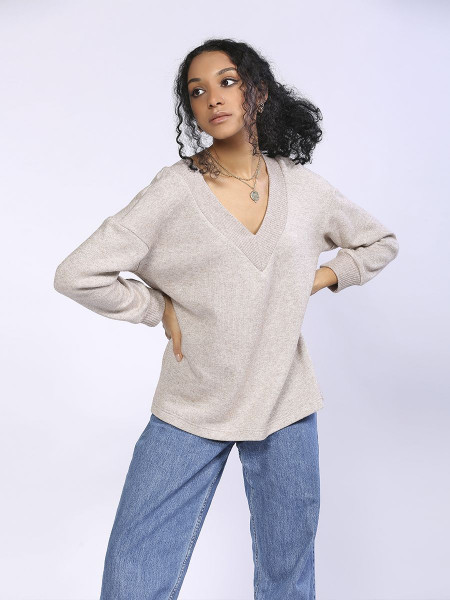 Пуловер женский арт. Т-003-21 бежевый