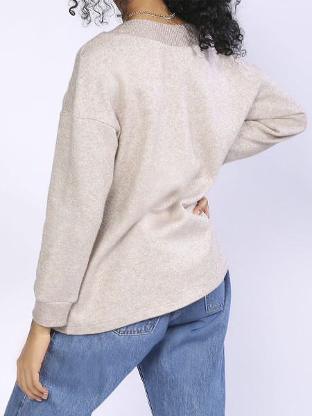 Пуловер женский арт. Т-003-21 бежевый